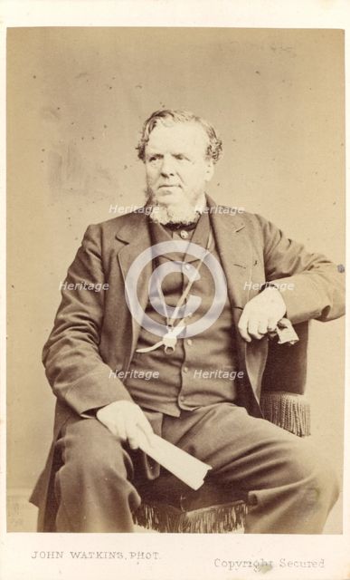 Seated man probably William Evans, (1798-1877), c1850-1880. Creator: John Watkins.