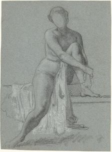 Seated Nude, 1860s-1870s. Creator: William P. Babcock