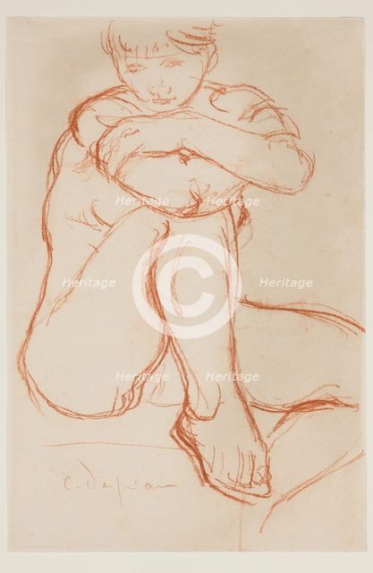 Seated Nude, between 1874 and 1946. Creator: Charles Despiau.