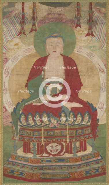 Seated Amitabha, late 1500s-early 1600s. Creator: Unknown.