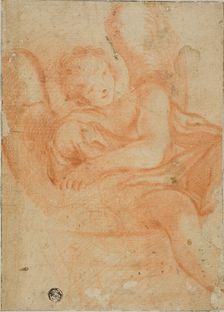 Seated Angel, n.d. Creator: Unknown