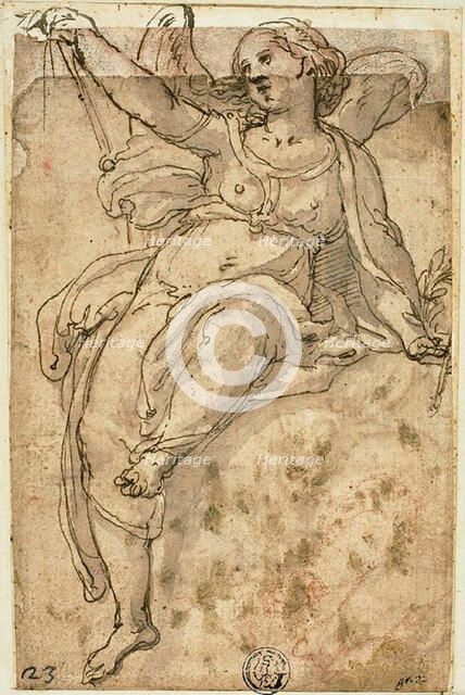 Seated Angel, n.d. Creator: Unknown.