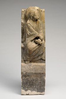 Seated Apostle, 14th century. Creator: Unknown