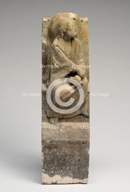 Seated Apostle, 14th century. Creator: Unknown.