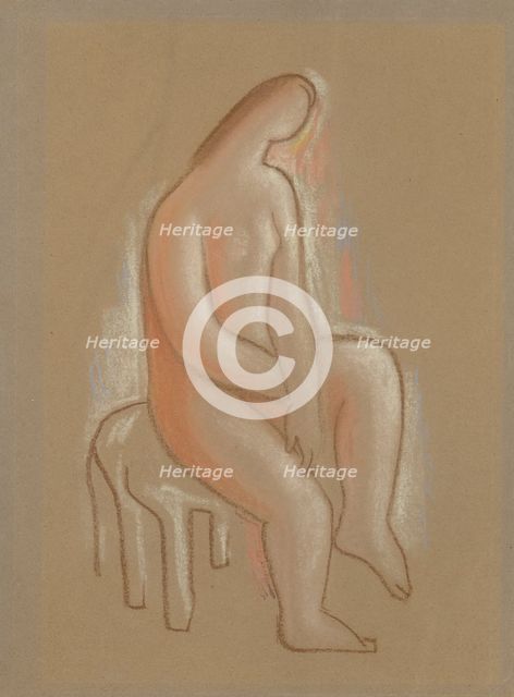 Seated, around 1930. Creator: Mikulas Galanda.