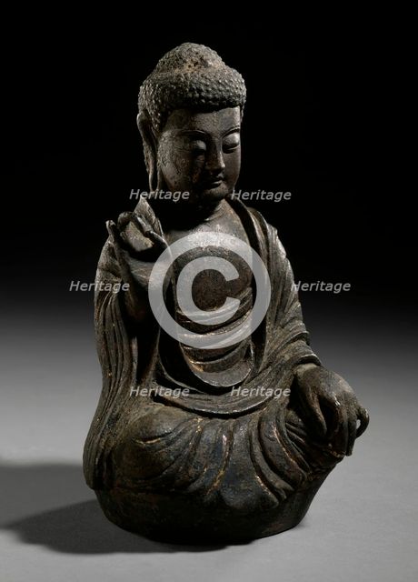 Seated Buddha, 10th-12th century. Creator: Unknown.