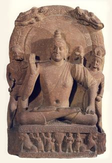 Seated Buddha, 2nd cen. AD. Creator: Central Asian Art