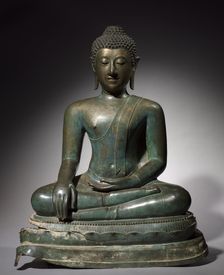 Seated Buddha, c. 1400s. Creator: Unknown