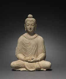 Seated Buddha, c. 300s. Creator: Unknown