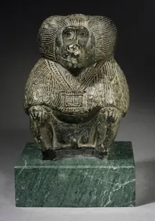 Seated Baboon, New Kingdom (1550-1070 B.C.). Creator: Unknown