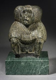 Seated Baboon, New Kingdom (1550-1070 B.C.). Creator: Unknown