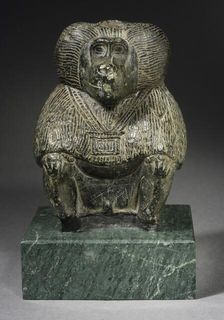 Seated Baboon, New Kingdom (1550-1070 B.C.). Creator: Unknown