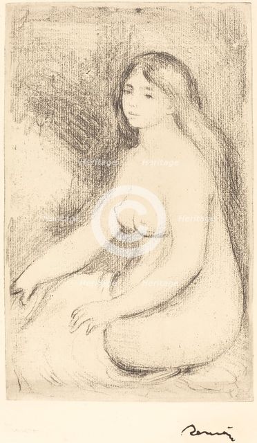 Seated Bather (Baigneuse assise), c. 1905. Creator: Pierre-Auguste Renoir.
