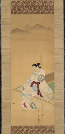 Seated Beauty, c. 1730. Creator: Tosendo Rifu