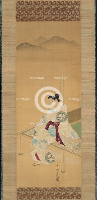Seated Beauty, c. 1730. Creator: Tosendo Rifu.