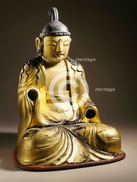 Seated Bodhisattva, 18th century. Creator: Unknown.