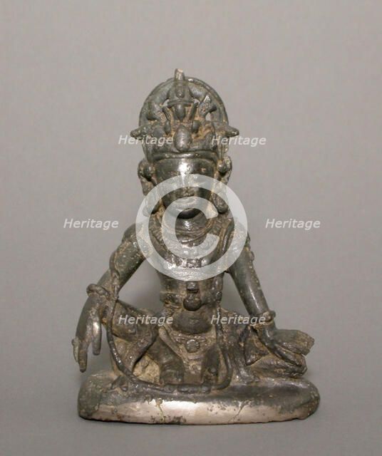 Seated Bodhisattva Maitreya, Pyu period, 7th century. Creator: Unknown.