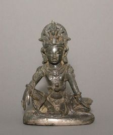 Seated Bodhisattva Maitreya, Pyu period, 7th century. Creator: Unknown