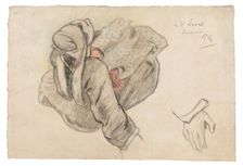 Seated Breton Woman, 1886. Creator: Paul Gauguin