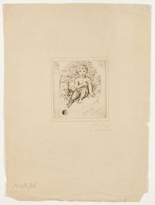 Seated Cupid, 1776/1808. Creator: Samuel Shelley