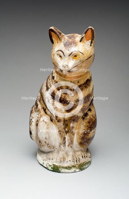 Seated Cat, c. 1875. Creator: Unknown.