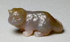 Seated Cat, c 1890. Creator: Unknown