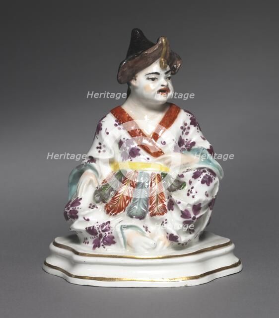 Seated Chinese Figure, c. 1730. Creator: Meissen Porcelain Factory (German).