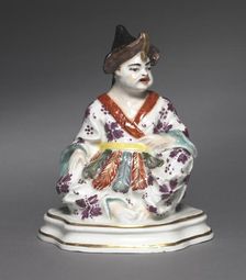 Seated Chinese Figure, c. 1730. Creator: Meissen Porcelain Factory (German)
