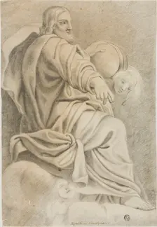 Seated Christ, after 1635. Creator: Unknown