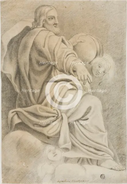 Seated Christ, after 1635. Creator: Unknown.