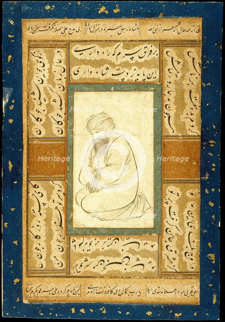Seated Dervish, c1650. Creator: Unknown.