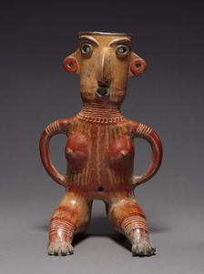 Seated Female Figure, 100 BC - 300. Creator: Unknown