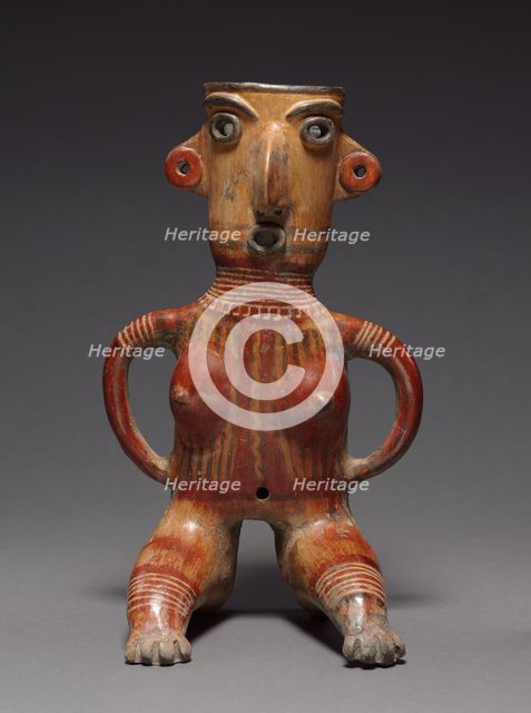 Seated Female Figure, 100 BC - 300. Creator: Unknown.