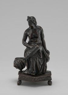 Seated Female Figure, early 16th century. Creator: Unknown