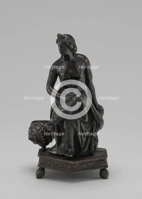 Seated Female Figure, early 16th century. Creator: Unknown.
