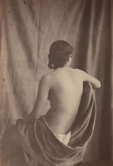 [Seated Female Nude], 1853-54. Creator: Eugène Durieu