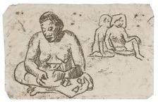 Seated Female (related to the painting Sister of Charity), c. 1902. Creator: Paul Gauguin