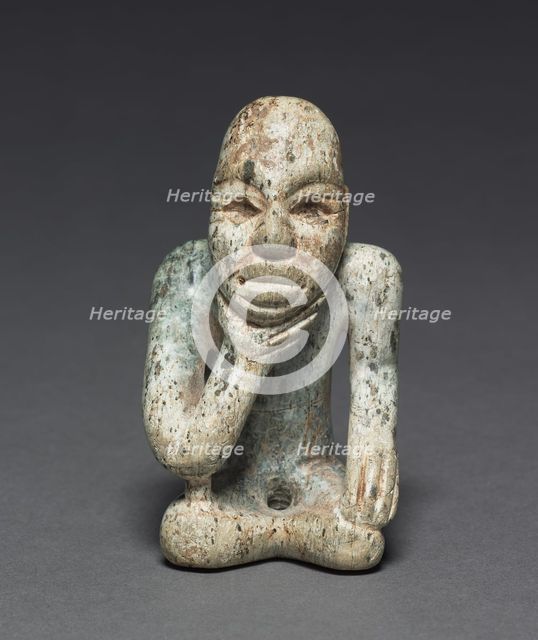Seated Figure, 1200-300 BC. Creator: Unknown.