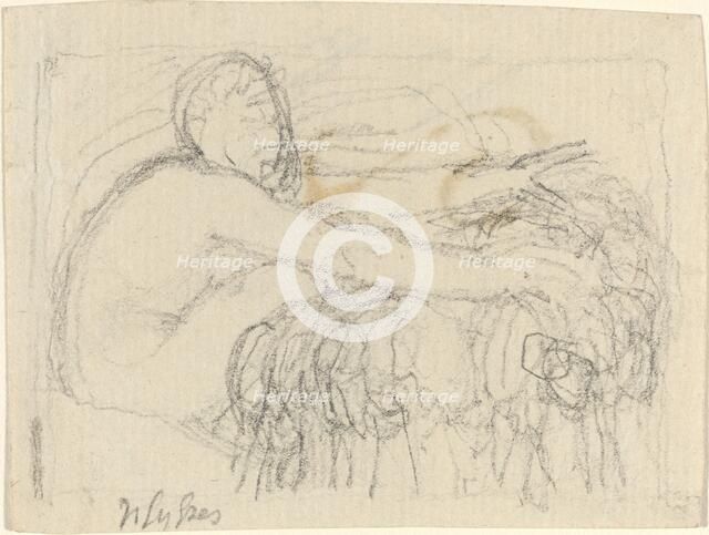 Seated Figure with Arms Outstretched. Creator: John Flaxman.