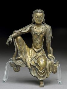 Seated figure of a bodhisattva, late 12th century-early 13th century