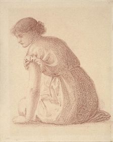Seated Figure of a Woman, late 19th century. Artist: Sir Edward Coley Burne-Jones