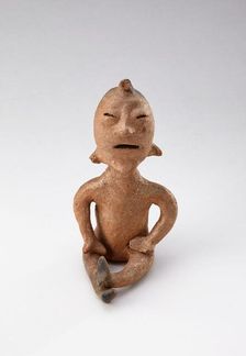 Seated figure (raingod), 1880-1910. Creator: Unknown