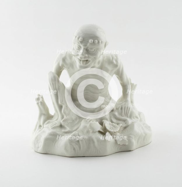 Seated Figure, Saint-Cloud, 1725/30. Creator: Saint-Cloud Porcelain Manufactory.