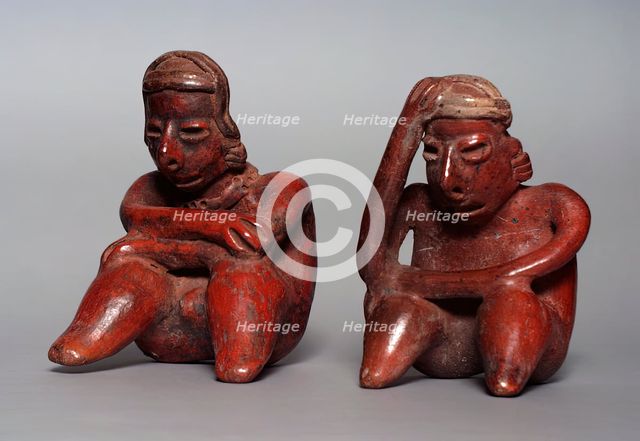 Seated Figures, 200 B.C.-A.D. 500. Creator: Unknown.
