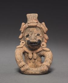 Seated Figurine, c. 150-1 BC. Creator: Unknown