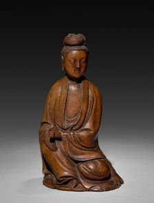 Seated Guanyin, 17th-18th Century. Creator: Unknown
