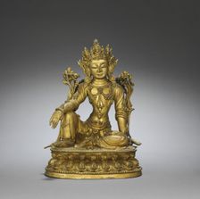 Seated Guanyin, c. 1450. Creator: Unknown