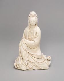 Seated Guanyin, Qing dynasty (1644-1911), late 17th/18th century. Creator: Unknown