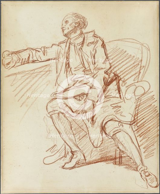 Seated Gentleman, c. 1769. Creator: Jean-Baptiste Greuze.