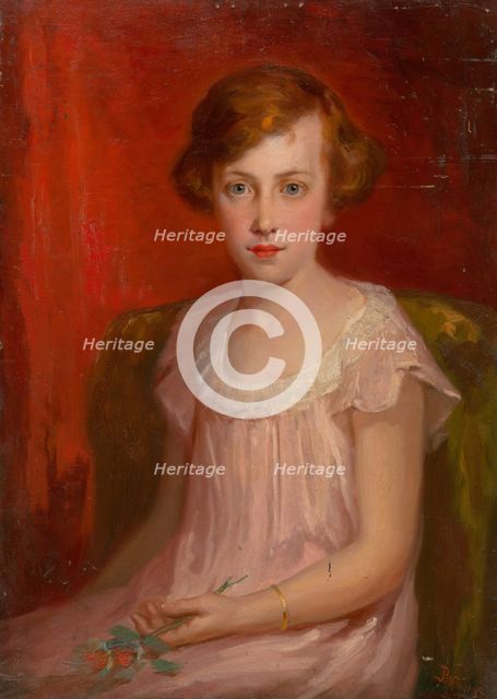 Seated Girl, 1900-1920. Creator: Ludovit Pitthordt.